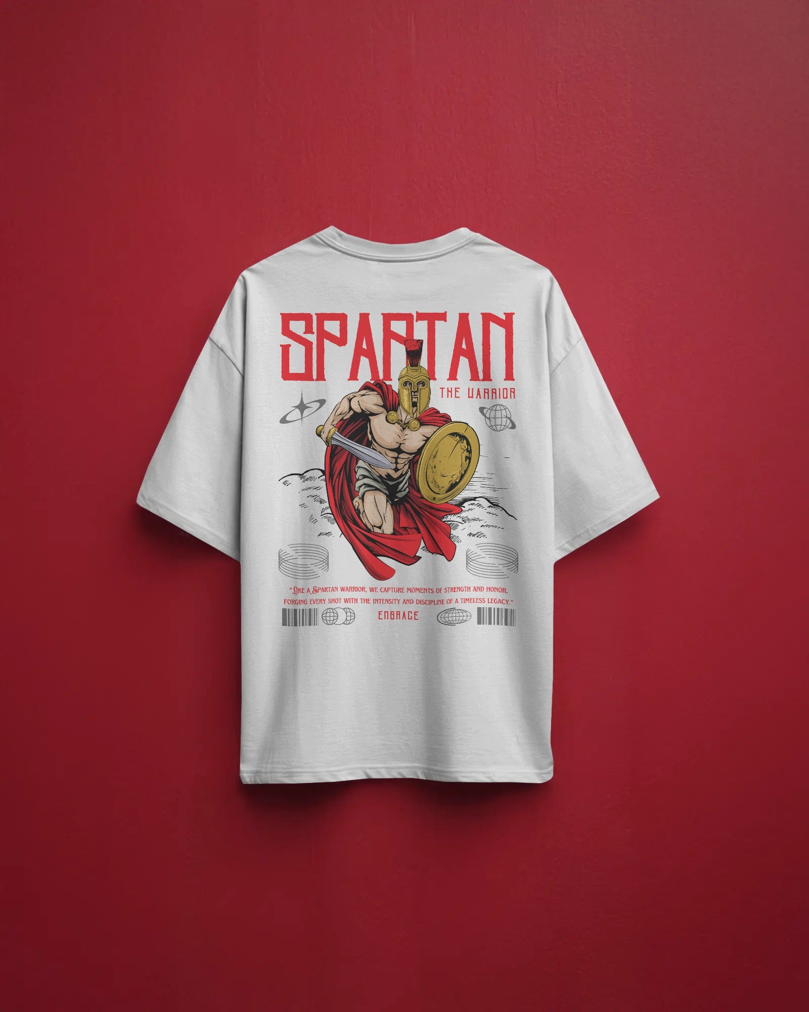 Spartan Force Oversized Unisex Tshirt