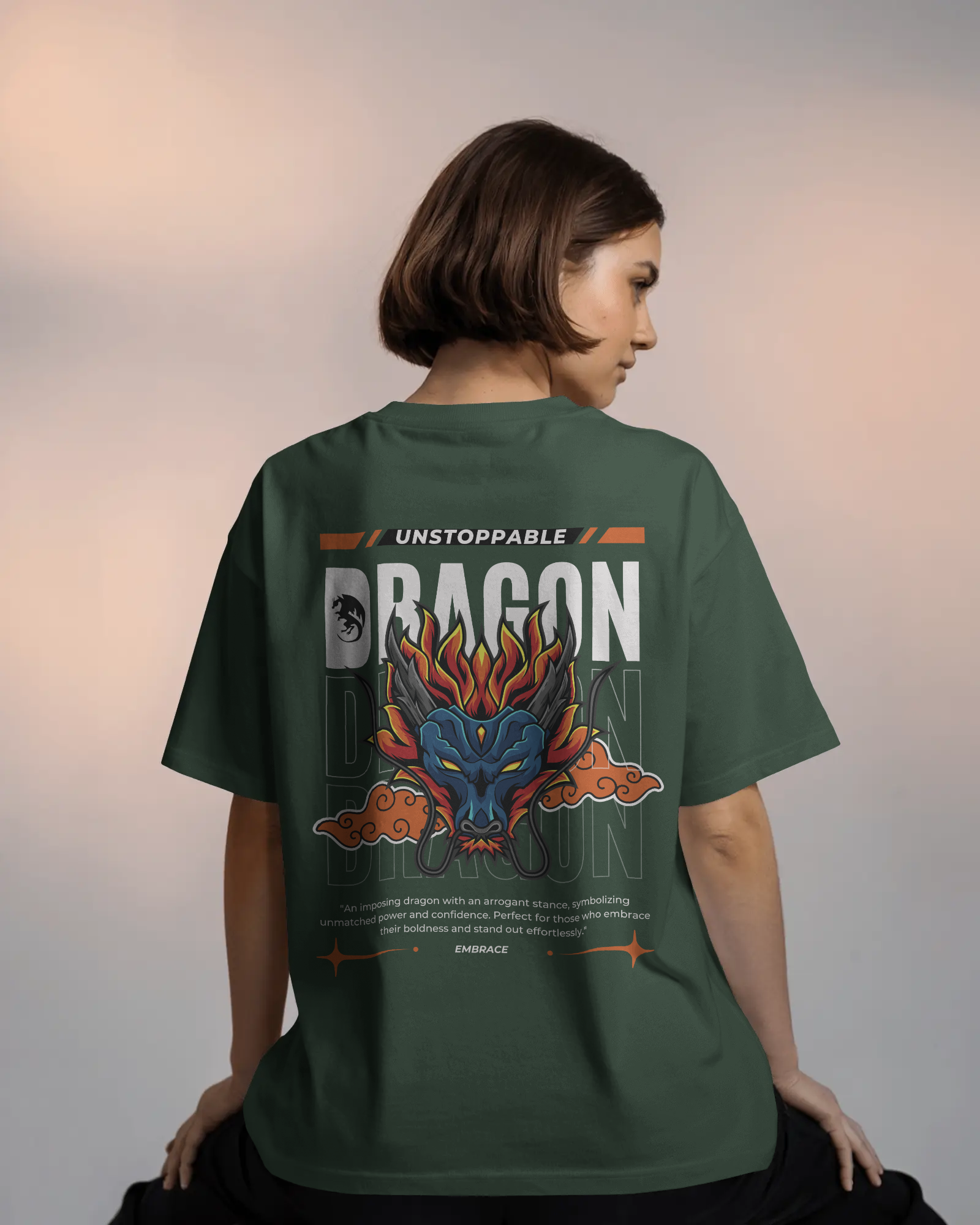 Dragon Oversized Unisex Tshirt