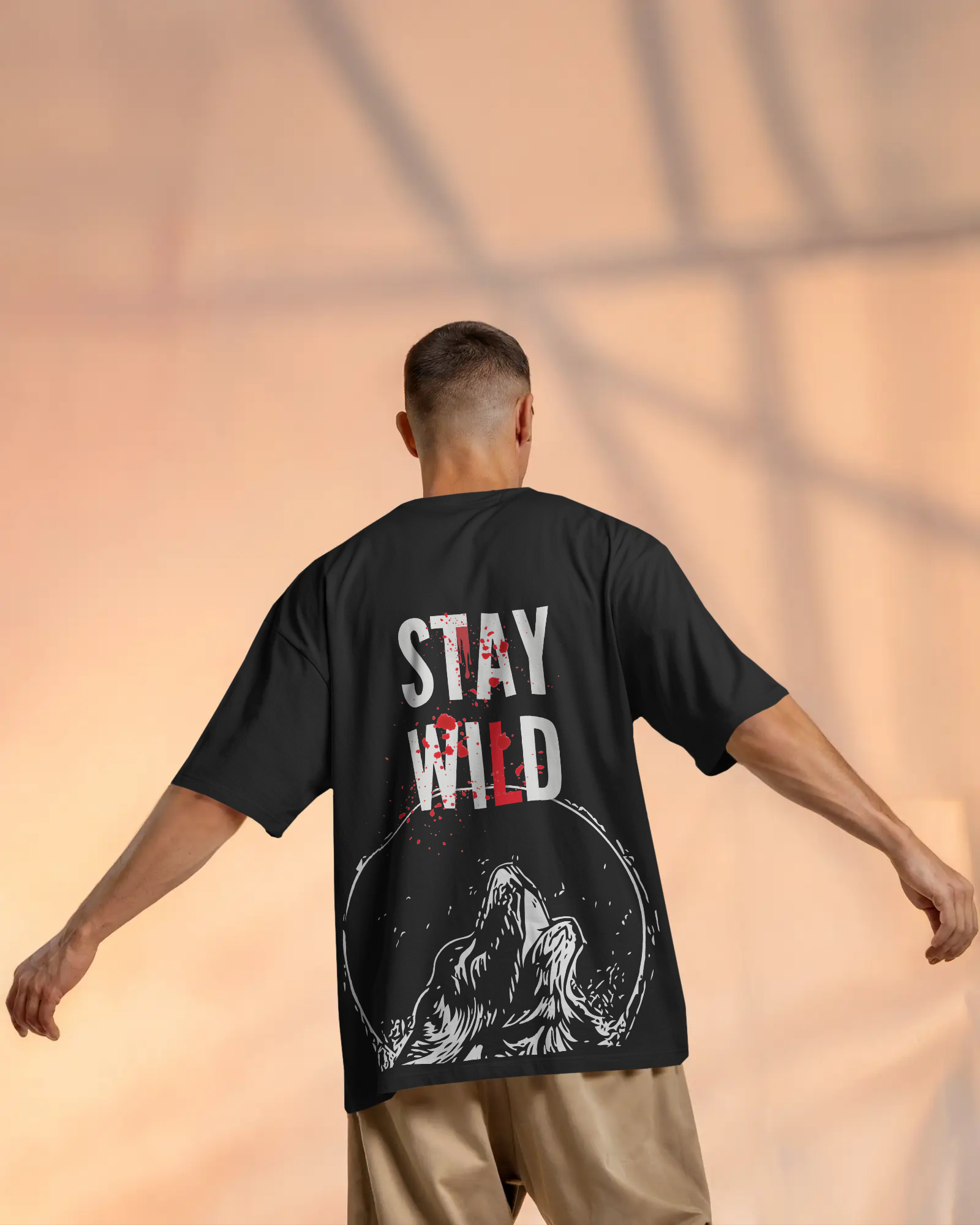 Stay Wild Oversized Tshirt