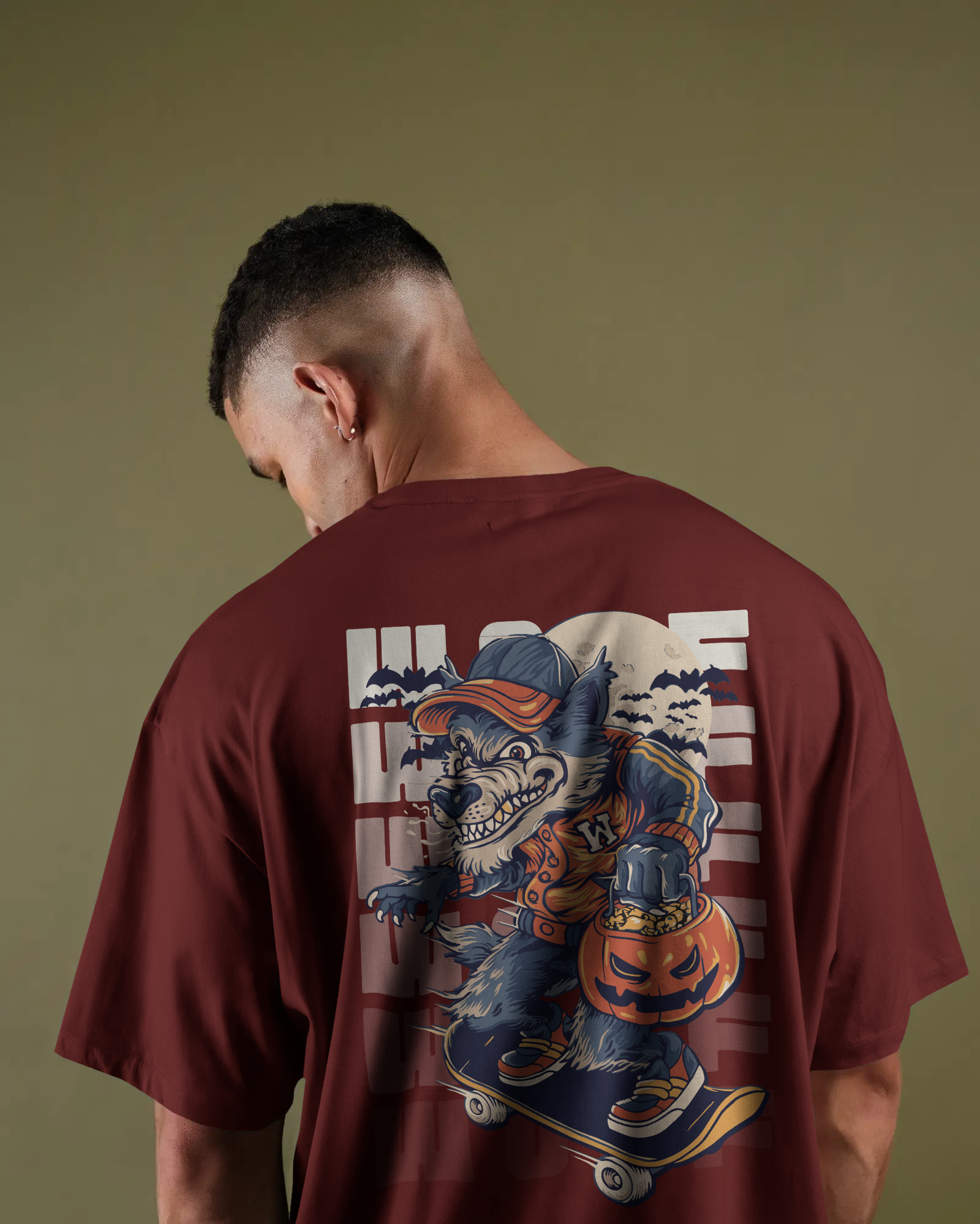 Wolf Oversized Unisex Tshirt