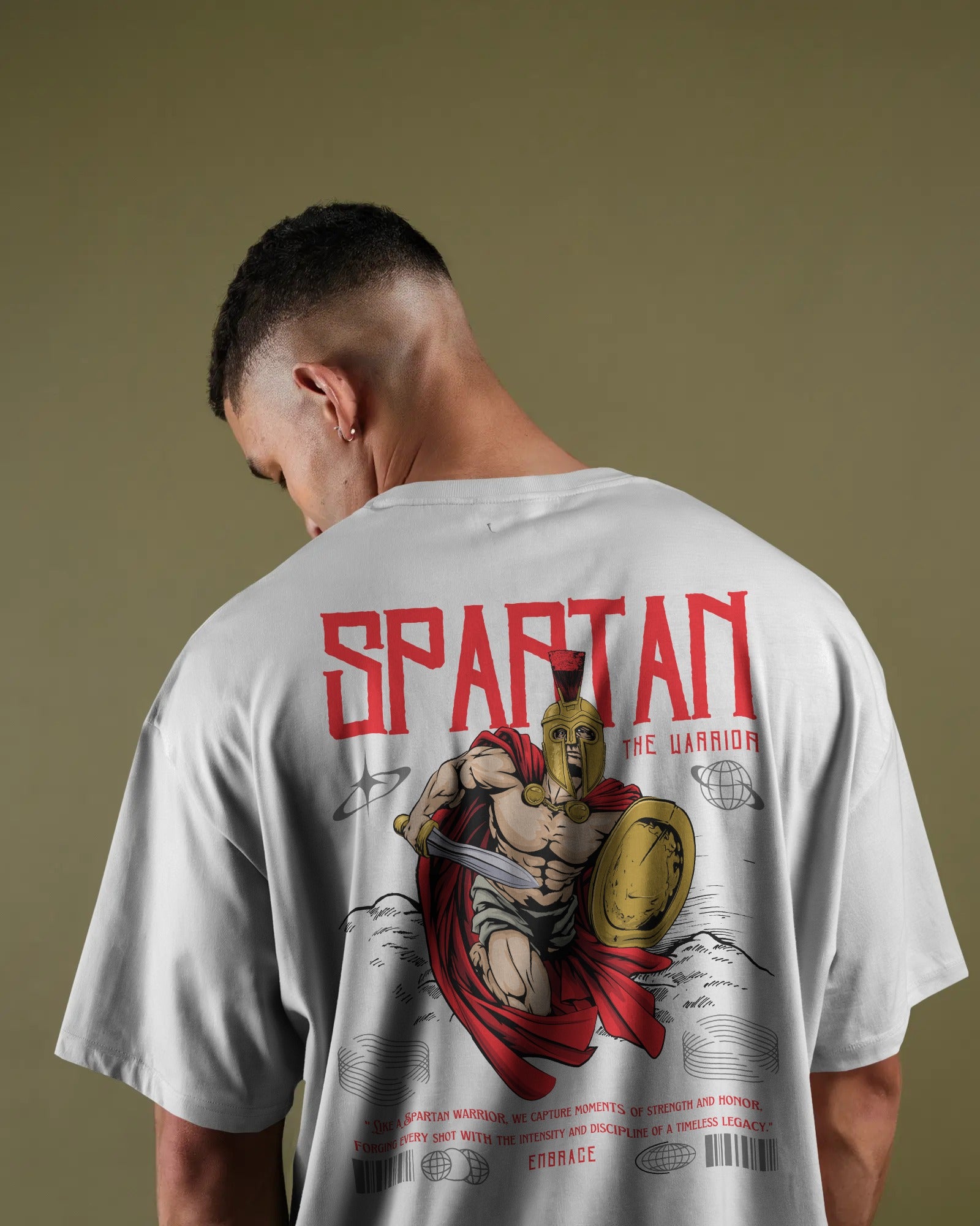 Spartan Force Oversized Unisex Tshirt