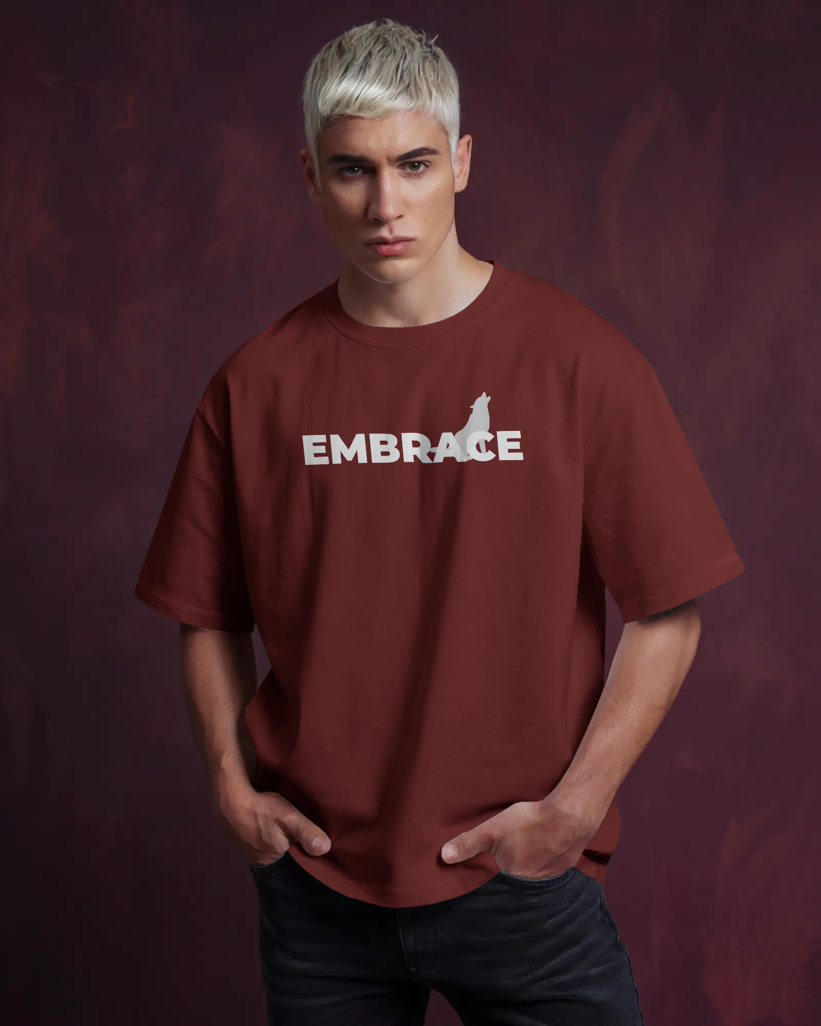 Wolf Oversized Unisex Tshirt