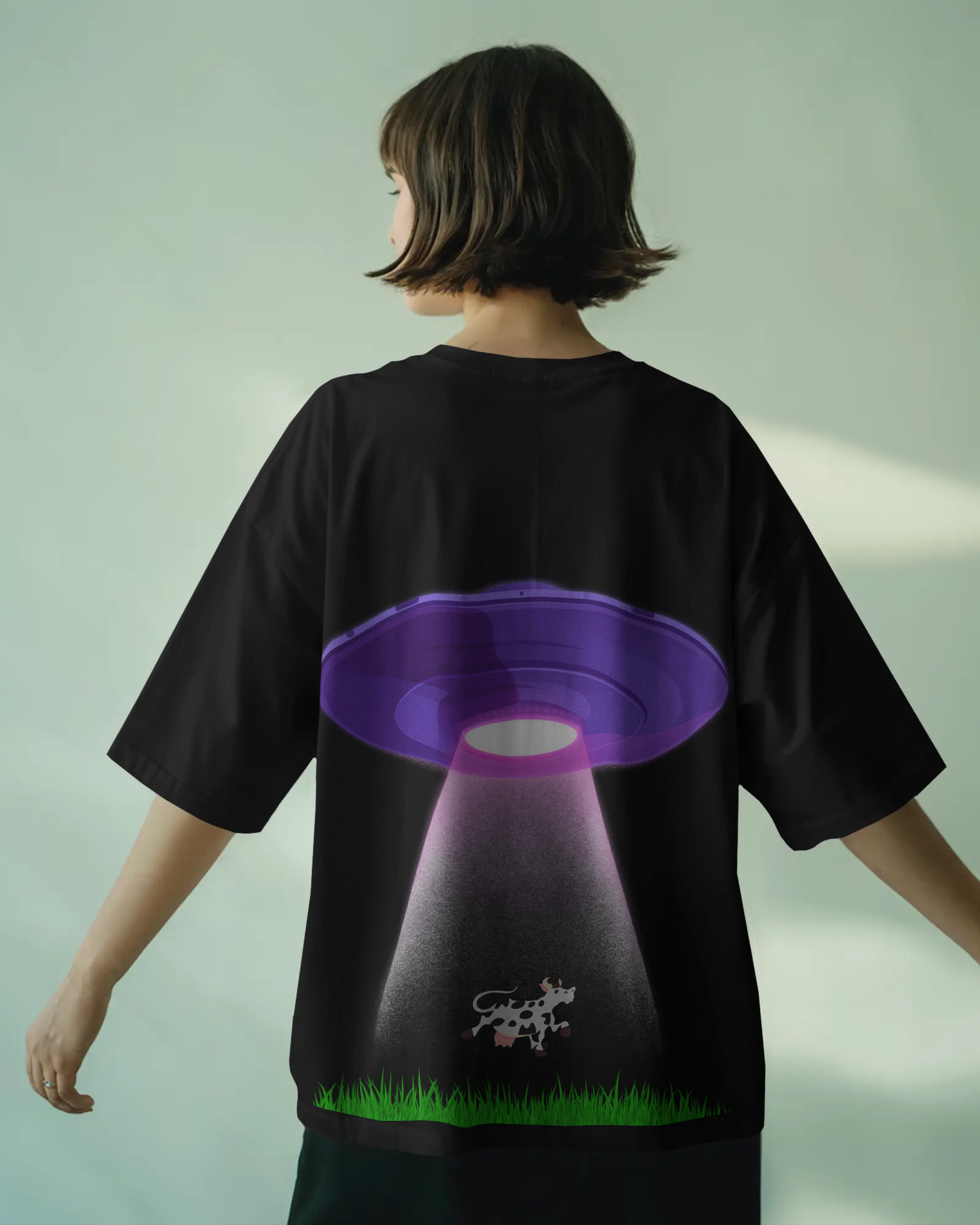 UFO Raid Oversized Tshirt