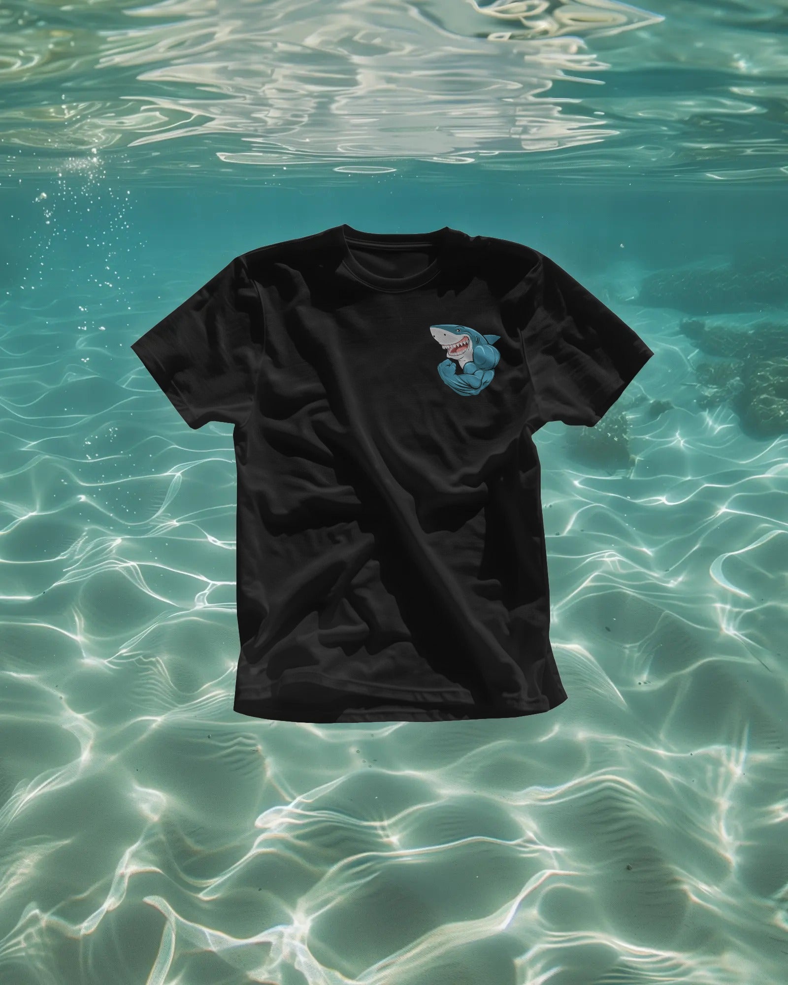 Muscle Shark Oversized Unisex Tshirt