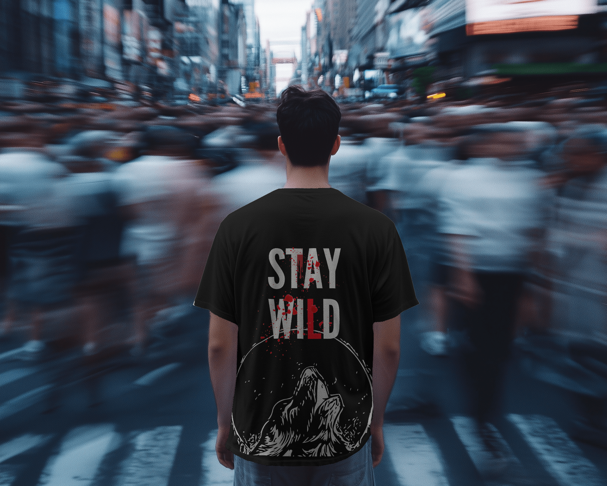 Stay Wild Oversized Tshirt
